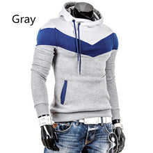 Load image into Gallery viewer, 2020 Fashion Autumn Hoodies Men Sweatshirt Male Stitching Hooded Hip Hop Long Sleeve Sweatshirt Men Silm Hoodies Outwear 3XL