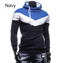 Load image into Gallery viewer, 2020 Fashion Autumn Hoodies Men Sweatshirt Male Stitching Hooded Hip Hop Long Sleeve Sweatshirt Men Silm Hoodies Outwear 3XL