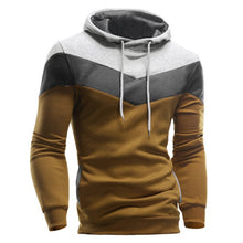 Load image into Gallery viewer, 2020 Fashion Autumn Hoodies Men Sweatshirt Male Stitching Hooded Hip Hop Long Sleeve Sweatshirt Men Silm Hoodies Outwear 3XL