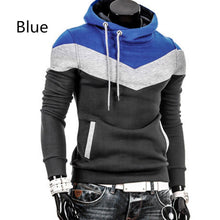 Load image into Gallery viewer, 2020 Fashion Autumn Hoodies Men Sweatshirt Male Stitching Hooded Hip Hop Long Sleeve Sweatshirt Men Silm Hoodies Outwear 3XL