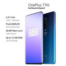 Load image into Gallery viewer, OnePlus 7 Pro 6.67" Octa Core NFC Mobile Phone Snapdragon 855 48MP Triple Camera 3120*1440 4000mAh Battery 4G LTE Smartphone
