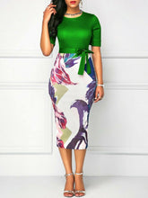 Load image into Gallery viewer, Women Dress Luxury Formal Business Office Slim Dress Midi Tunic Bodycon Sheath Girls Dress 2019 Autumn Casual blue Party Dresses