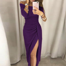 Load image into Gallery viewer, Women Deep V Sequins Wrap Ruched Sleeveless Nightclub Party Dress robe longue femme ete 2019#PY
