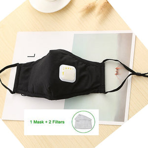 Anti Pollution Mouth Mask Dust Respirator Washable Reusable fashion face Masks Cotton Unisex Mouth Muffle for Allergy
