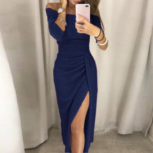 Load image into Gallery viewer, Women Deep V Sequins Wrap Ruched Sleeveless Nightclub Party Dress robe longue femme ete 2019#PY
